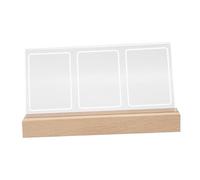 Mini Cornice per Foto da 3 Pollici con Illuminazione Calda, Cornice per Foto da Scrivania in Acrilico con Luce Notturna per Foto da 3 Pollici, Ideale per Camera da Letto,