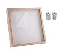 Mini Cornici Museo Kit di visualizzazione della memoria creativa scatola delle silhouette del mini museo fai-da-te con figurine caverna cornici dorate(U big frame)