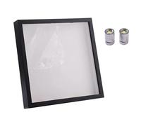 Mini Cornici Museo Kit di visualizzazione della memoria creativa scatola delle silhouette del mini museo fai-da-te con figurine caverna cornici dorate(Z big frame)