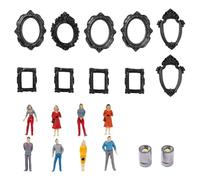 Mini Cornici Museo Scatola con silhouette mini museo fai-da-te, display di memoria personalizzato, regalo creativo for matrimonio, compleanno, San Valentino(K)