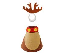 Mini Costume Animale Da Portico | Costume Per Animali Da Tavolo Natalizio Di 18 cm - Mini Abiti Decorativi Per Decorazione Casa Libreria | Idea Regalo Per Insegnanti E Studenti