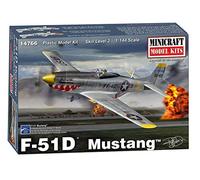 Mini-Craft 014766 1/144 F-51D Mustang TM Corea, Multicolore
