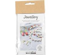 Mini Craft Kit Jewellery, Elastic Bracelet and Earring, 1 Pack