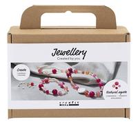 Mini kit di gioielli, collana e braccialetto, rosa, 1 confezione