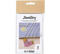 Mini Craft Kit Jewellery, Shrink Plastic Friendship Necklaces, 1 Pack