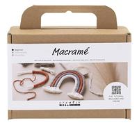 Creativ Company Mini Macrame Craft Set - Rainbow - Perfect Complete Set for Maki