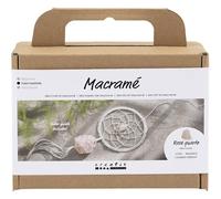 Mini Craft Kit Macramé, light rose, white, 1 pack