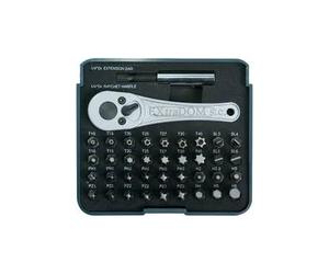 MINI CRICCHETTO + INSERTI - 38pz - 1/4 - NEO TOOLS - 06-105