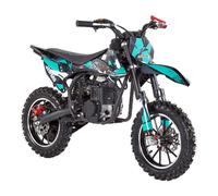 Mini Cross per Bambini KXD 705B ZMC Leopard 50cc 4T 10/10-Azzurro