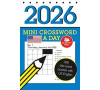 Mini Crossword a Day 2026: 366 bite-sized puzzles (US English)