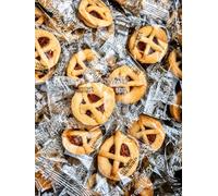 Mini Crostatine all’Albicocca Monoporzione Biscotti Snack Dolci Confezionati Singolarmente Ideali per Colazione Merenda Buffet Feste e Pausa Golosa (1,7Kg)