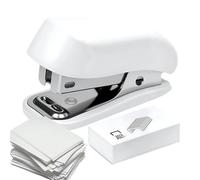Mini Cucitrice 2-in-1 con Levapunti Integrato e Punti Inclusi | Piccola Spillatrice da Scrivania Portatile, Capacità 12 Fogli, Simpatico Articolo Scolastico per Studenti, Scuola e Casa