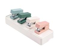 Mini cucitrice per scrivania, capacità 12 fogli, include 640 punti, design compatto e carino per una pinzatura efficiente, ideale per uso domestico e ufficio