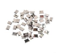 Mini cucitrice portatile compatta per ufficio e uso domestico, strumento portatile di bloccaggio della carta con impugnatura antiscivolo, struttura in plastica per file e documenti, bianco (clip)