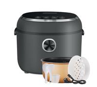 Mini cuoci riso 4 l Cuociriso Elettrico 4L per 5 persone, 860W Rice Cooker, 8 tazze (non cotte), 7 funzioni di cottura, Cestello Vapore, Mantenimento in caldo, Funzione preimpostata di 12 ore