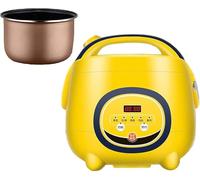Mini cuociriso con pentola antiaderente, timer 24 ore, funzione di cottura a vapore per pasti sani, ideale per famiglie e preparazione dei pasti
