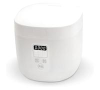 Mini cuociriso elettrico, fornello a vapore, 2 l, pentola interna antiaderente, cuoci riso e piroscafo per verdure