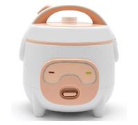 Mini cuociriso, fornello elettrico per riso, piccolo cuociriso con pentola interna antiaderente, timer 24 ore e funzione di mantenimento automatico del calore.