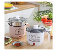 Mini cuociriso, Macchina for cucinare elettrica a singolo strato disponibile pentola calda multiuso cuociriso elettrico 1,8 l(Pink)