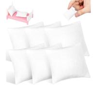Mini cuscino 6 pezzi morbidi cuscini in peluche piccoli accessori per casa delle bambole in scala 1:12 per l'arredamento della camera da letto del divano