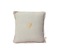 Mini cuscino cuore dorato