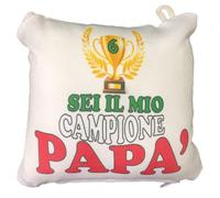 Mini Cuscino Festa Del Papa' Sei Il Mio Campione Papa' PS 12904-002