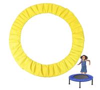 Mini cuscino rotondo di sicurezza, 81-101 cm, resistente ai raggi UV, impermeabile, 6 fori, colore nero, per la sicurezza del trampolino per bambini, protezione essenziale
