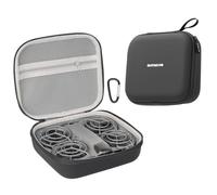 Mini custodia da trasporto per DJI Neo 2, custodia rigida da viaggio per drone Neo 2, custodia protettiva impermeabile in pelle sintetica EVA, organizer portatile con moschettone, Nero , Mini custodia