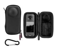 Mini custodia da trasporto per Insta360 X4 Air Camera Body Bag, organizer portatile custodia rigida in PU custodia protettiva per accessori per fotocamere sportive Insta360 X4, nero