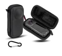 Mini custodia da trasporto per Insta360 X4 Air Sports Camera Organizer Bag antiurto e resistente alle cadute Custodia protettiva rigida per fotocamera con moschettone