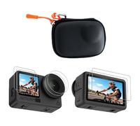 Mini Custodia per DJI Osmo Action 6, Custodia Rigida, Borsa da Viaggio, organizer da Viaggio, Borsa Antigraffio, Sacchetti Protettivi (custodia + protezione per schermo)