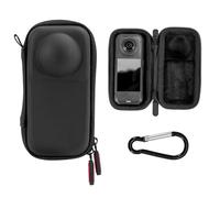 Mini custodia per Insta360 X4 Air Travel Carry Bag PU corpo custodia protettiva impermeabile portatile organizer con moschettone per Insta 360 X4 Air Action Camera