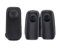 Mini custodia per Insta360 X5/X4, custodia protettiva da viaggio impermeabile con mezza zip per Insta 360 X5/X4, custodia espansa può adattarsi a una gabbia per fotocamera, Nero , Mini custodia per