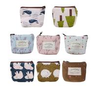Mini Custodia Per Trucco Da 8 Pezzi, Cerniera Compatta, Portatile E Facile Da Riporre, Portare Con Te E Utilizzare Durante Il Viaggio.
