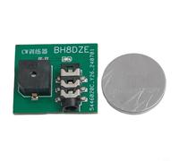 Mini CW Trainer per esercitatore di chiavi a mano, oscillatore compatto a pulsante con LED ritmico e cicalino, controller automatico portatile per esercitarsi con il codice