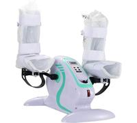 Mini cyclette elettrica con telecomando for allenamento riabilitativo di braccia e gambe, mini cross trainer, efficace allenatore for le gambe