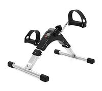 Mini cyclette pieghevole con display LCD e resistenza regolabile for esercizi a pedale, for la riabilitazione di gambe e braccia degli anziani