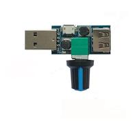 Mini da 120 mm USB Freve di raffreddamento, ventilatori del router, for PC fai -da -te Più fresco tv Box Wireless PlayStation, Silent Silent DC 5V 120x120x2 5 mm con (Blade Color : Speed Controller)