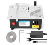 Mini da tavolo multifunzionale da tavolo elettrica Piccola utensile da taglio fai-da-te for uso domestico Macchina da taglio for tornio da banco for la lavorazione del legno,Facile da usare(S-2 Stand