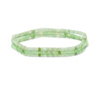 Mini Dainty Tiny Petite Seed Caviar Bead Impilare Rotondo Sfaccettato Genuine Pietra Preziosa Naturale Aqua Blue Australian Jade Ball Impilabile Strand Stretch Bracciale Per Donne Adolescente