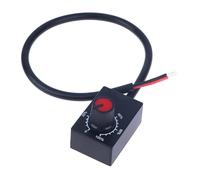 Mini DC 0-10V 1-10V Dimmer a manopola Potenziometro elettronico 0-100%(Black2)