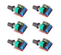 Mini DC Motor PWM Speed Controller, DC 5V-35V 5A Speed Switch Module, 6V 12V 24V Variable Voltage Regulator Dimmer Governor Switching Build with LED Indicator