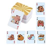 Mini Deck | Gioco Serale Impermeabile per Feste | Gioco di Carte Per Feste di Famiglia E Feste | Per Bambini Famiglie Viaggi Campeggio Trolly Collezionisti Eventi