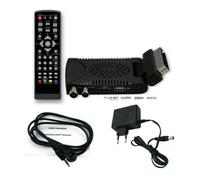 MINI DECODER DIGITALE TERRESTRE RICEVITORE TV DVB-T3 SCART HDMI 1080P PIEGHEVOLE