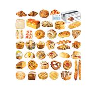 Mini Delivery Box, Sticker Set, Sticker Container with Tiny Bubble Wrap and Invoice, Realistic Envelope Seals for Handbook, Greeting Card, Scrapbooking, 2,36 x 1,57 x 0,98 Inches