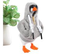 Mini Desk Goose Outfits 7 "Mini Cool Hoodie Collana Set