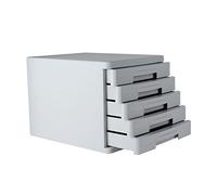Mini Desktop File Cabinet for Filing & nizing Paper Documents Tools and Kids Craft Supplies Gray