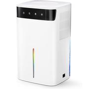 Mini Deumidificatore Elettrico 2600ml, con Luce Cambiante e Funzione di Sbriname