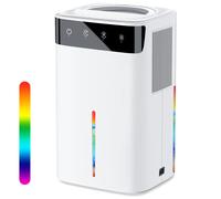 Mini deumidificatore elettrico con funzione di scongelamento e 7 LED...