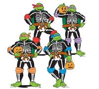Mini Di Halloween Dei Tartarughe Ninja Mutanti In Cartone - Pacco Multiplo Di 4